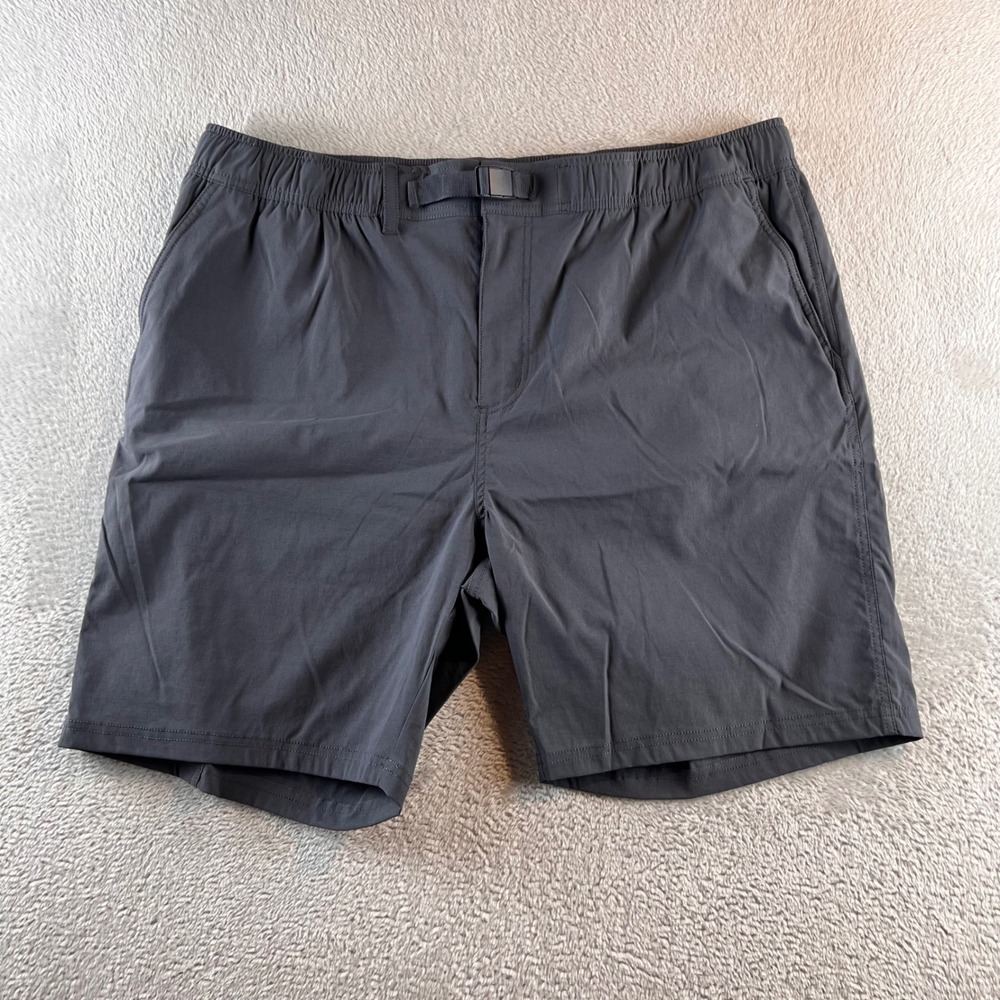 Merrell Mens Hiking Shorts Gray Size 40 Belted Recycled Nylon JMS26339 Outdoor